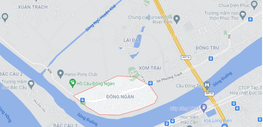 Cần bán 100m2(5,62×18) đất Đông Ngàn, Đông Hội