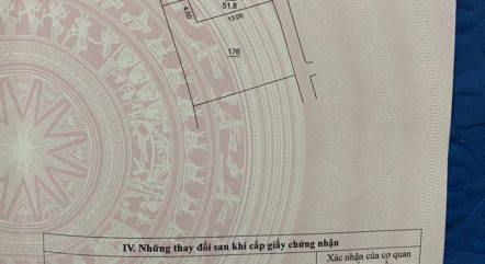 Chính chủ cần thanh khoản lô đất vuông đét 52m bên sông Đông Ngàn, Đông Hội, Đông Anh, Hà Nội