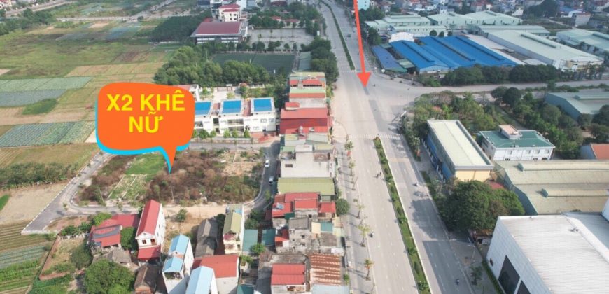 Bán 75m đất Khu đấu giá X2 , thôn khê Nữ, xã Nguyên Khê, huyện Đông Anh, Hà Nội