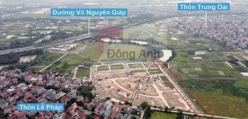 Sang nhượng lô góc xẻ khe 3 mặt thoáng mặt đường 25m đấu giá Tây Bắc – Lễ Pháp, Tiên Dương, Đông Anh