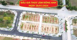 Chuyển nhượng lô đấu giá áp góc xẻ khe đất đấu giá mặt đường liên xã Thuỵ Lâm, Đông Anh. Diện tích 80m (5mx16m )