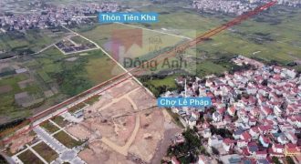 Sang nhượng lô góc xẻ khe 3 mặt thoáng View vườn hoa đấu giá Tây Bắc – Lễ Pháp , Tiên Dương , Đông Anh .