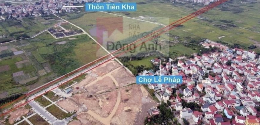 Sang nhượng lô góc xẻ khe 3 mặt thoáng View vườn hoa đấu giá Tây Bắc – Lễ Pháp , Tiên Dương , Đông Anh .