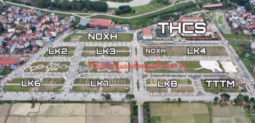 Sang nhượng lô góc Thuỵ Lâm mặt đường 25m kinh doanh , view đường đôi đẹp nhất khu đấu giá