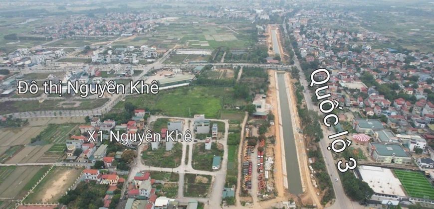 Bán đất đấu giá X1 Nguyên Khê, Đông Anh, Lô góc