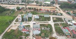 Bán đất đấu giá X1 Nguyên Khê, Đông Anh, Lô góc