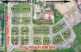 Bán lô đất khu Tái định cư BCA Cổ Dương, Tiên Dương, Đông Anh giáp mặt đường quy hoạch 40m